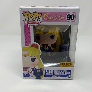 Sailor Moon with Moon Stick and Luna Hot Topic Exclusive Funko
